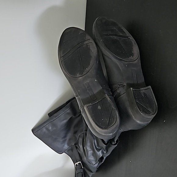 Women's slouchy under the knee high boots - Picture 4 of 5